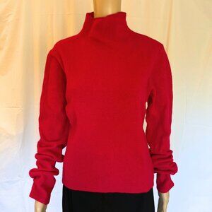 American Eagle Red Mock Turtleneck Sweater | Women's size Large